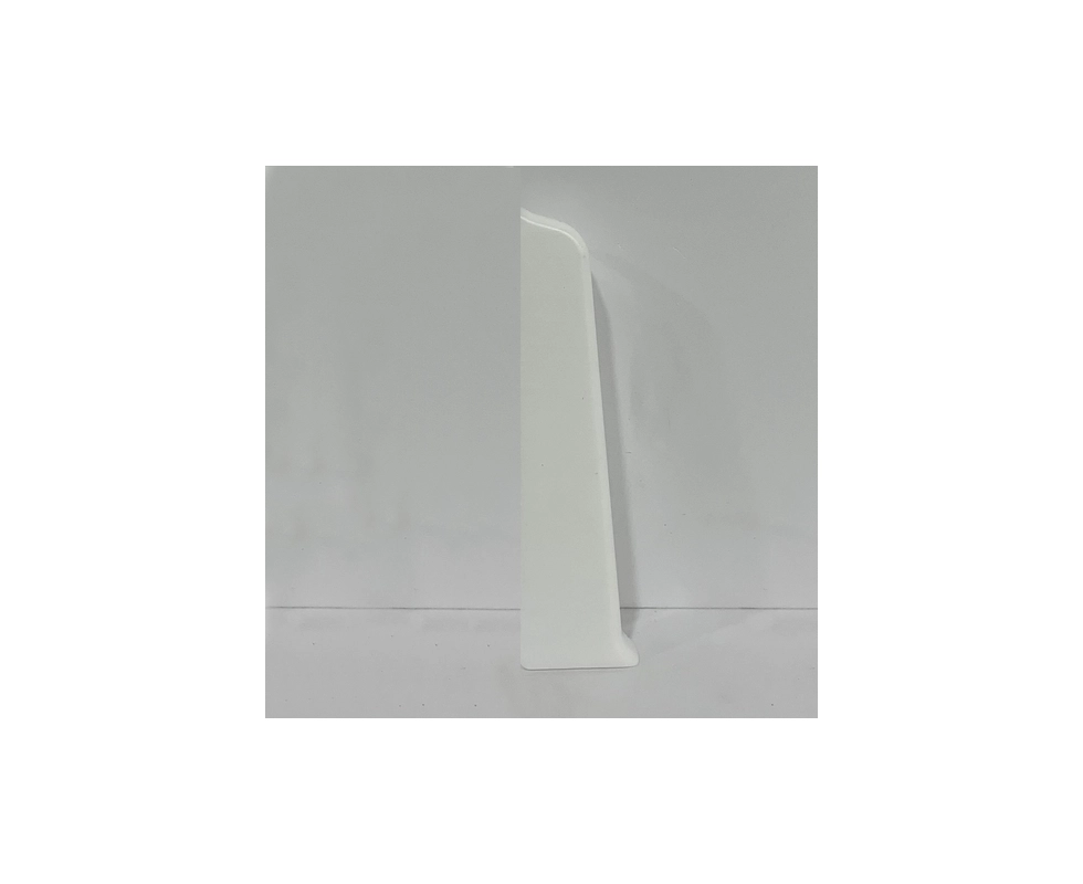 Купить Заглушка левая для плинтуса Д85 Деконика  001 Белый                                                 
